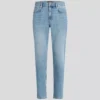 LOGO TAPERED JEANS