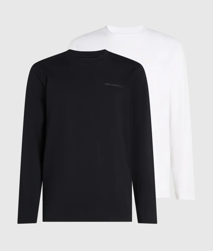 Lounge langærmet T-shirt – 2-pak