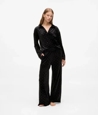 Loungebukser med monogram