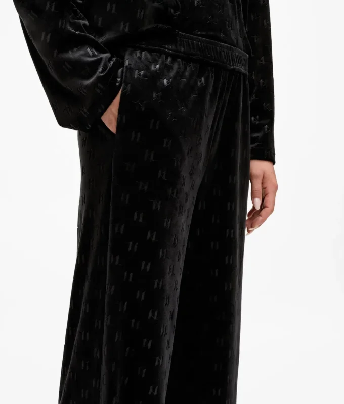 Loungebukser med monogram