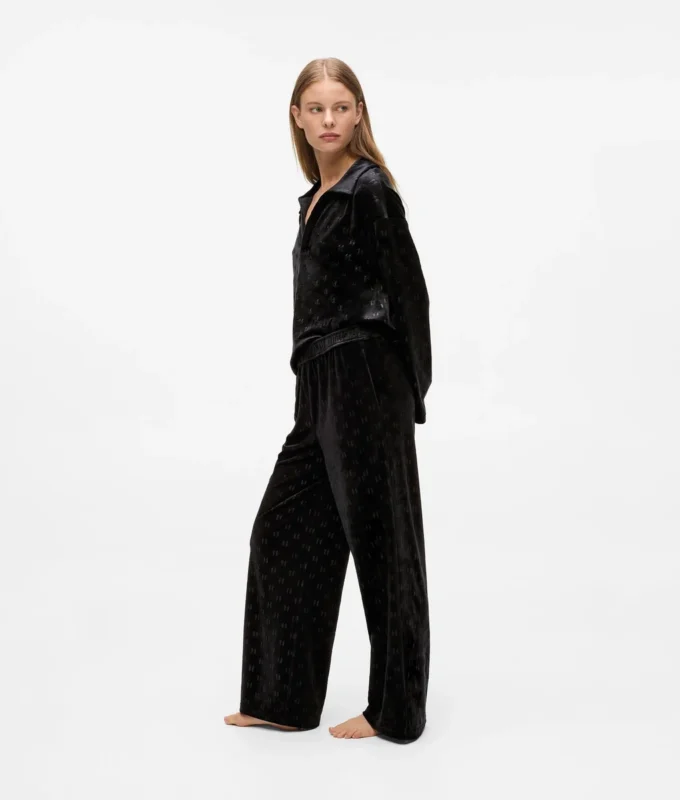 Loungebukser med monogram