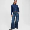 LOW-RISE JEANS MED BREDE BEN