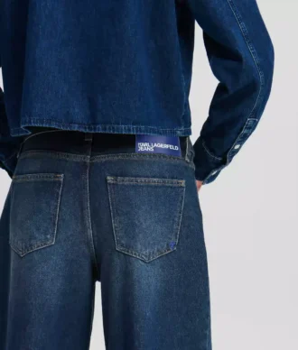 LOW-RISE JEANS MED BREDE BEN