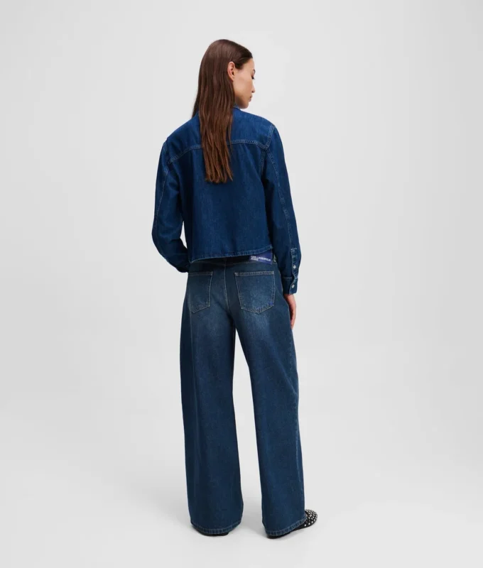LOW-RISE JEANS MED BREDE BEN