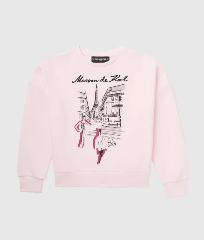 Maison de Karl sweatshirt til piger
