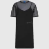 Mesh T-shirt-kjole