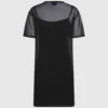 Mesh T-shirt-kjole