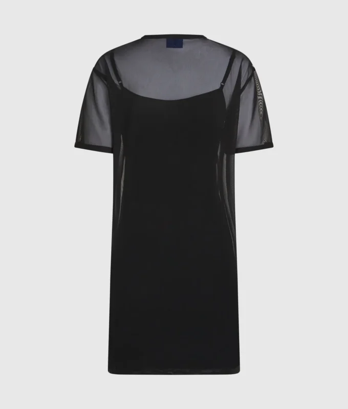 Mesh T-shirt-kjole