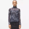 Mesh-top med print overalt