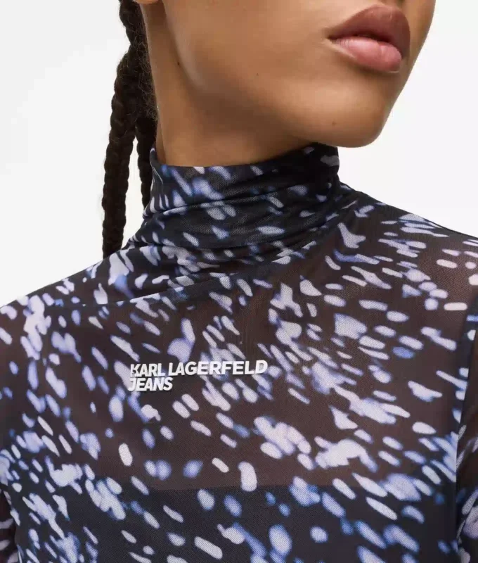 Mesh-top med print overalt