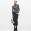 Mesh-top med print overalt