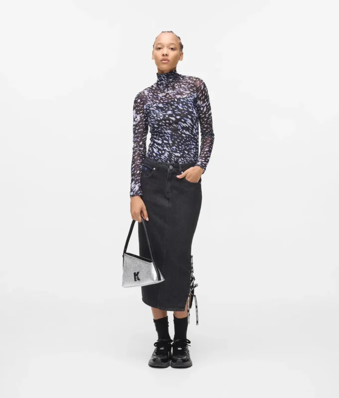 Mesh-top med print overalt