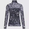 Mesh-top med print overalt