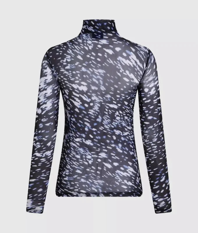 Mesh-top med print overalt