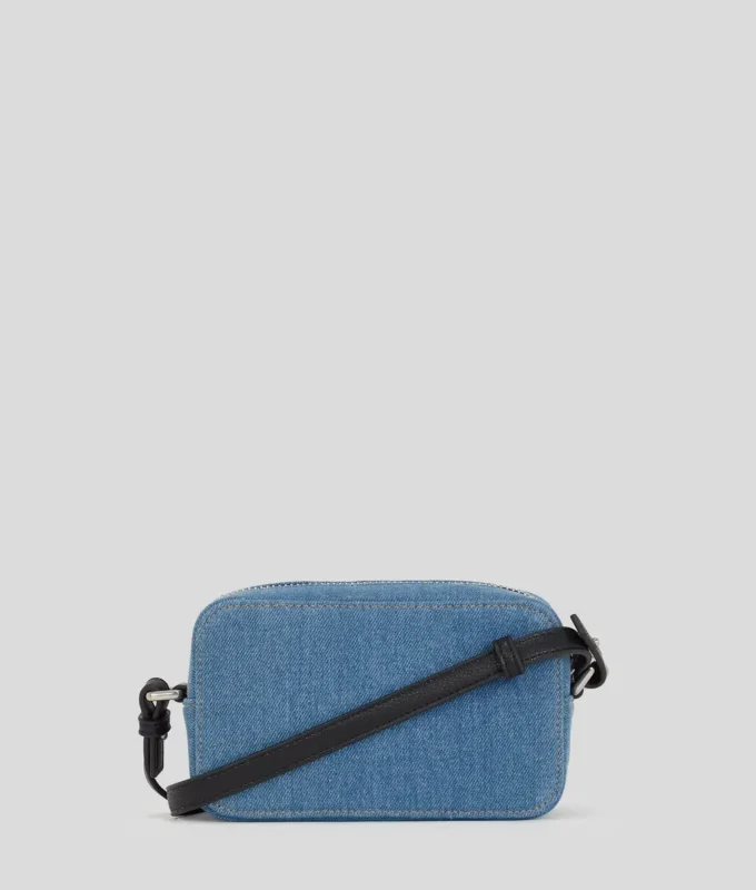 METAL LOGO DENIM KAMERATASKE