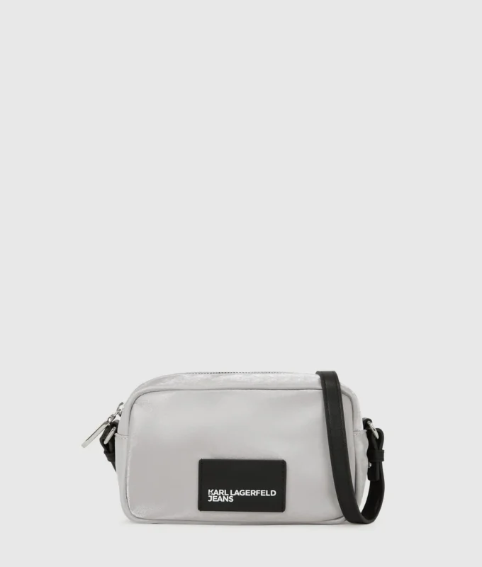 Metallisk nylon kamerataske