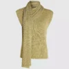 Metallisk strikket top