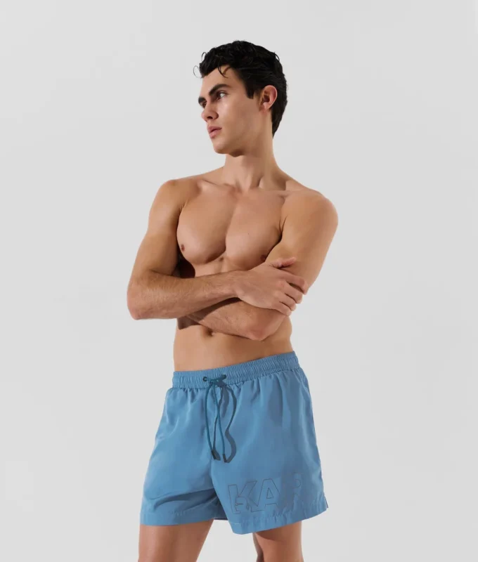 METALLISKE LOGO-SHORTS