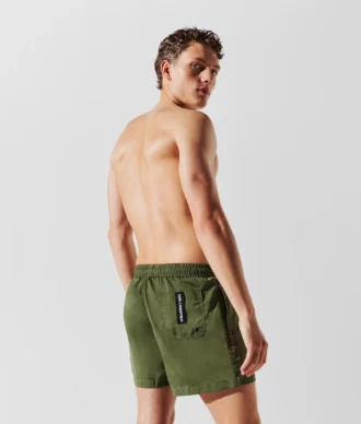 METALLISKE LOGO-SHORTS