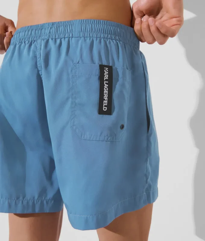 METALLISKE LOGO-SHORTS