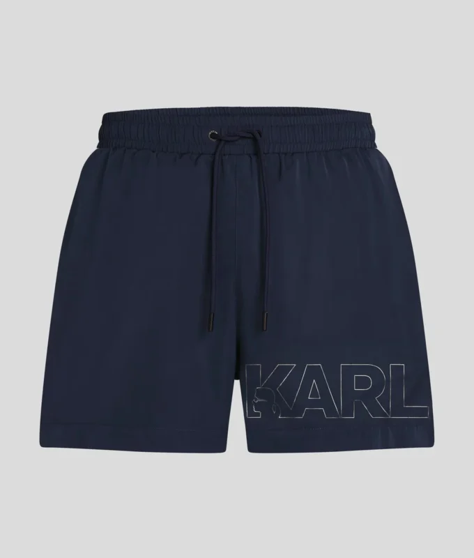 METALLISKE LOGO-SHORTS