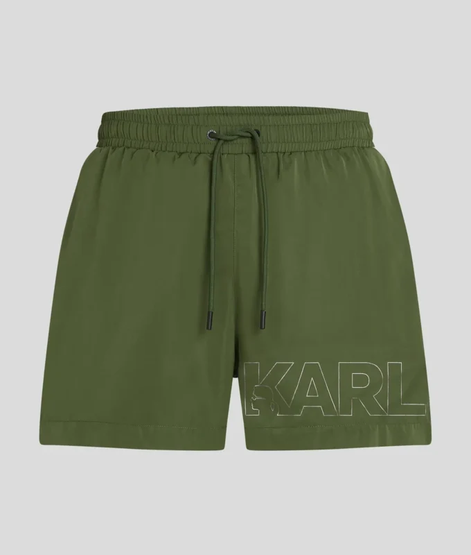 METALLISKE LOGO-SHORTS