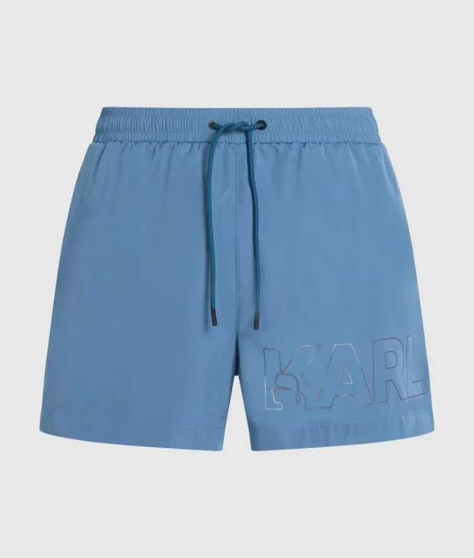 METALLISKE LOGO-SHORTS