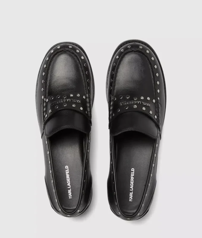 Mia loafers med nitter