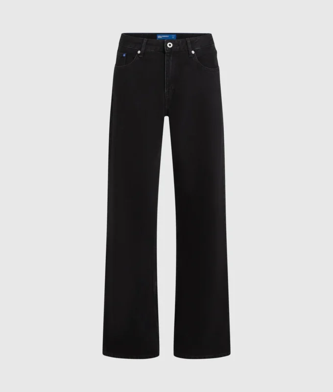 Mid-rise jeans i afslappet pasform