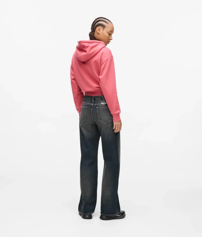 Mid-rise jeans i afslappet pasform