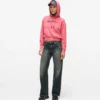 Mid-rise jeans i afslappet pasform