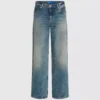 Mid-rise jeans i afslappet pasform