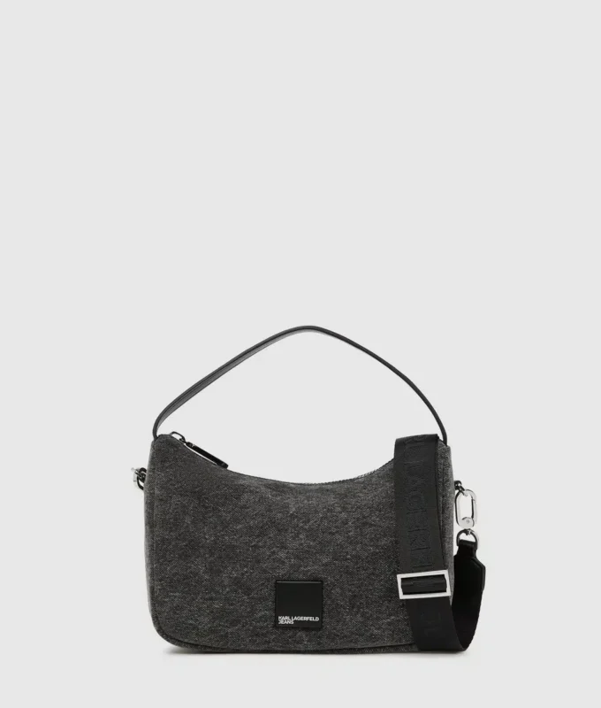 Mini hobo-taske i denim