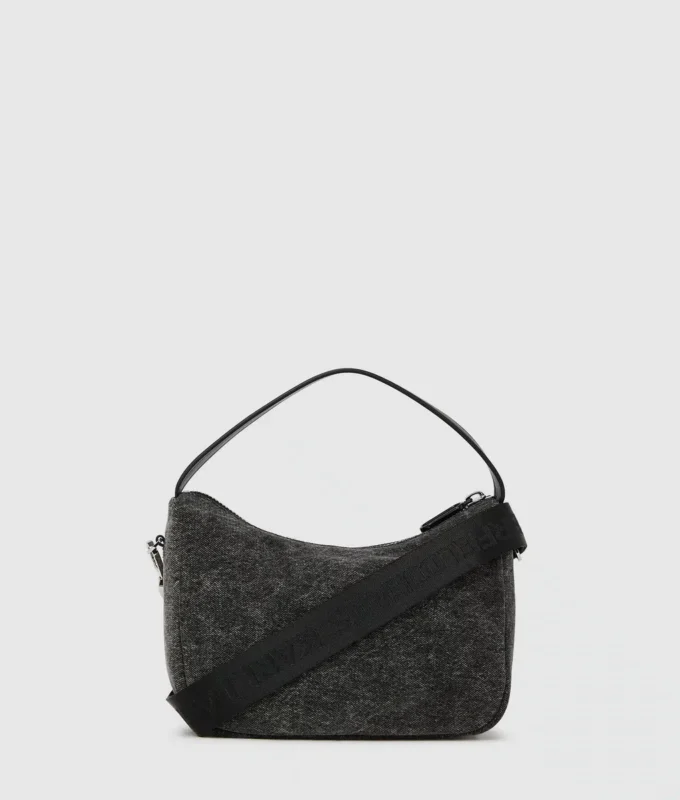 Mini hobo-taske i denim