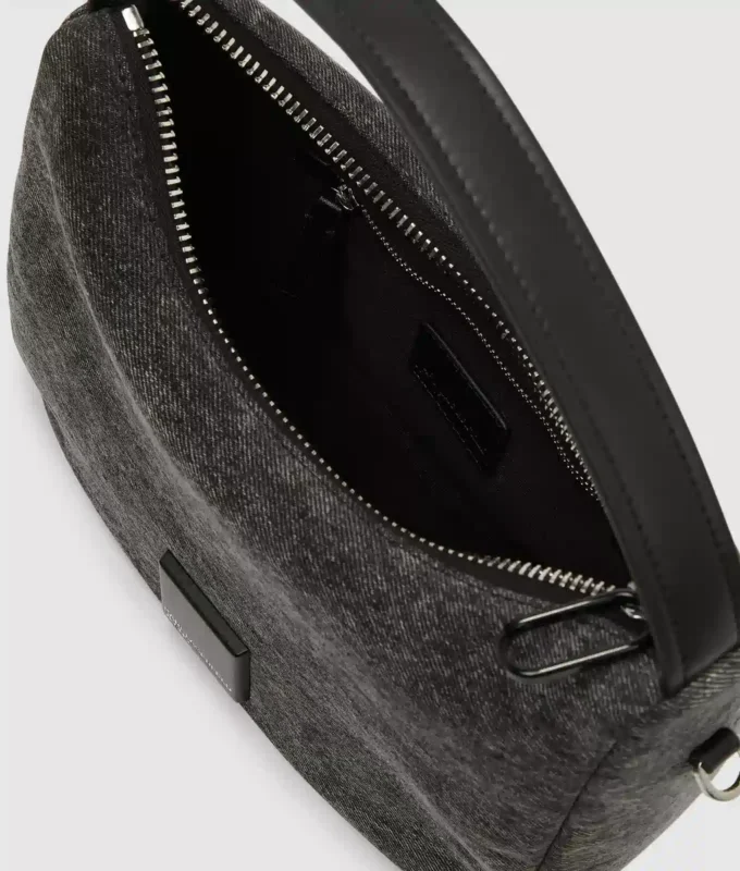 Mini hobo-taske i denim
