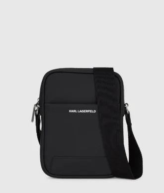 Minimalistisk crossbody-taske med logo