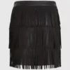 Miniskirt med frynser