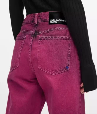 Mom jeans med spraymaling