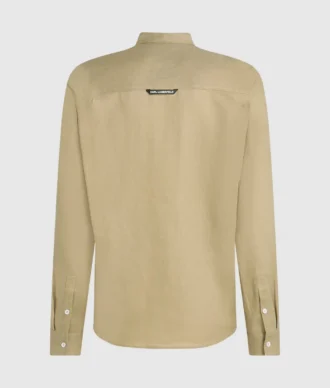 MONOGRAM LINEN SKJORTE