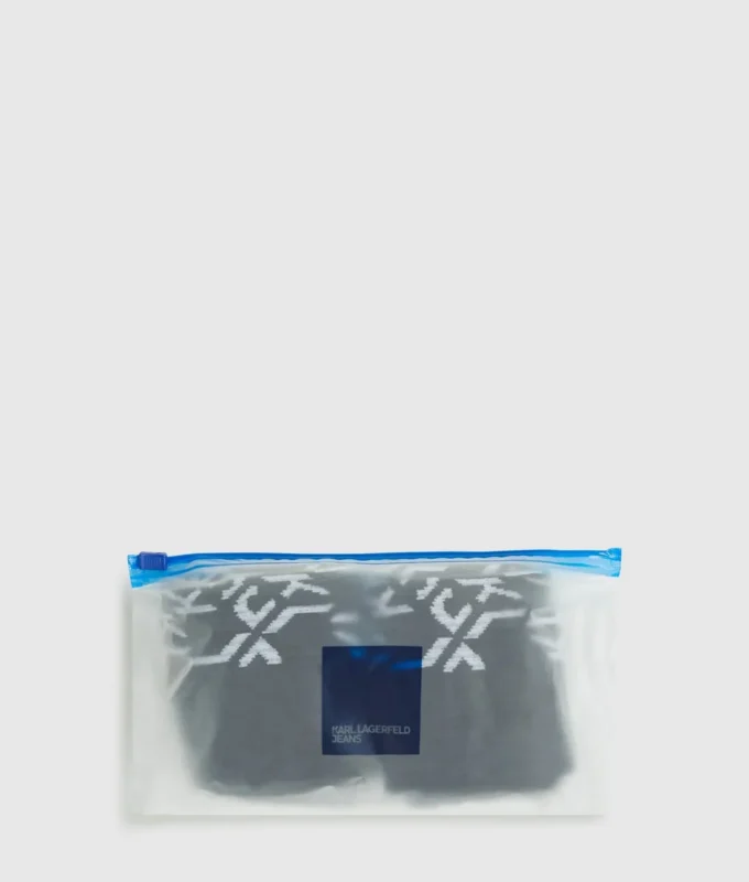 Monogram-sokker – 2-pak