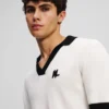 MONOGRAM STRIKKET POLO