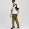 MONOGRAM STRIKKET POLO