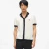 Monogram strikket poloshirt