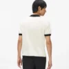 Monogram strikket poloshirt