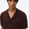 Monogram strikket poloshirt