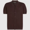 Monogram strikket poloshirt