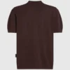 Monogram strikket poloshirt
