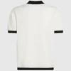 Monogram strikket poloshirt