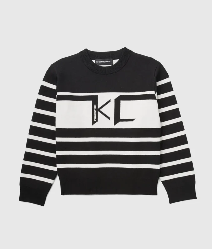 Monogram-sweater til drenge