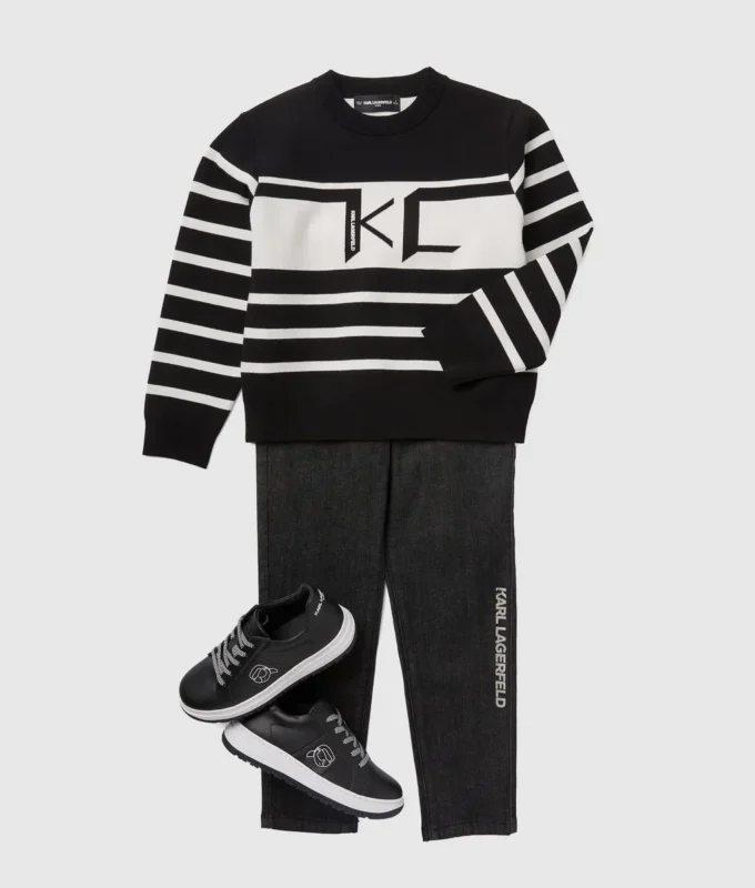 Monogram-sweater til drenge